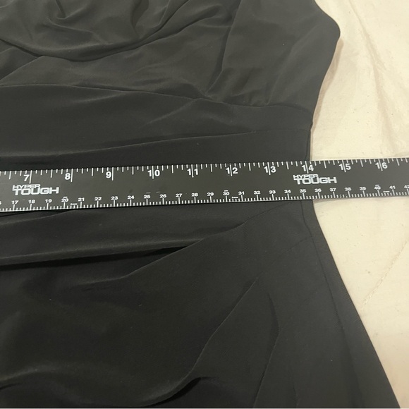 Lauren Ralph Lauren Women’s Classy Black Jersey Stretch Cowlneck Dress Size 8 - Picture 6 of 9